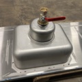 1528686-6 Stainless steel sink with 370 cm bowl