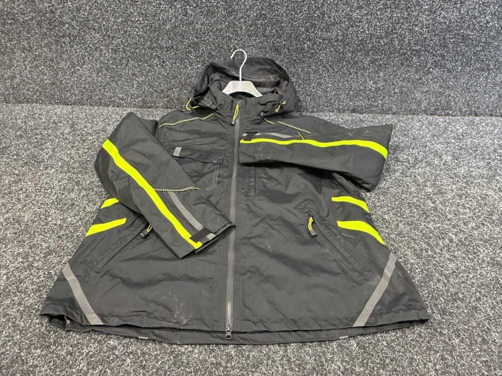 1540237-2 Shell jacket Björnkläder 549-0 Contrast Women's black/yellow, Size 2XL