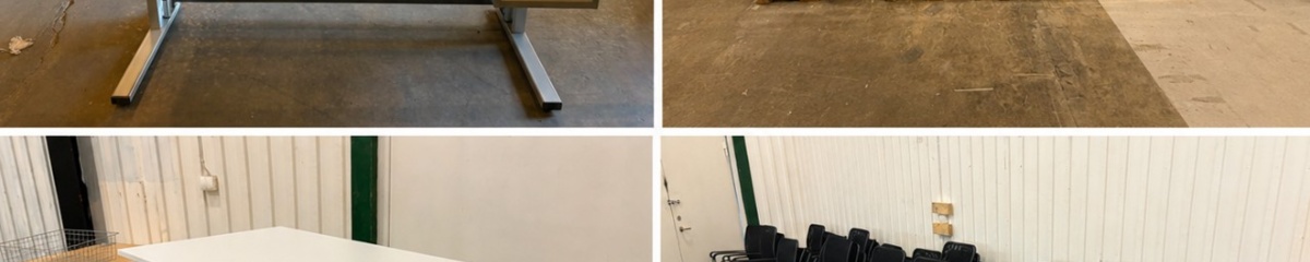 Bild som representerar auktionen - Avyttring av lagerinredning, möbler och arbetsplatsutrustning