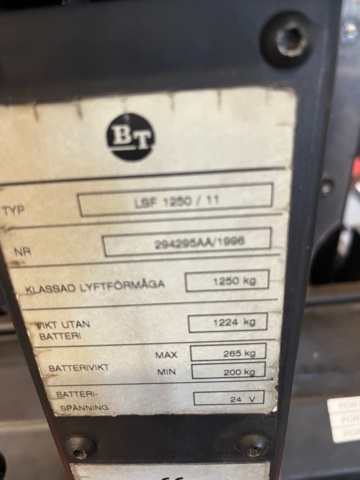 1536854-5 BT Ståstaplare