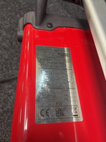 1540323-10 Svets Lincoln Electric Invertec 175TP
