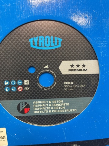 1540324-3 Diamantkapklinga Tyrolit Premium 350mm