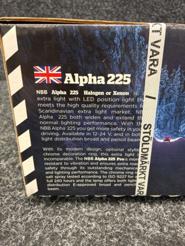 1540327-4 Auxiliary light Alpha 225 Xenon 24V 4300K
