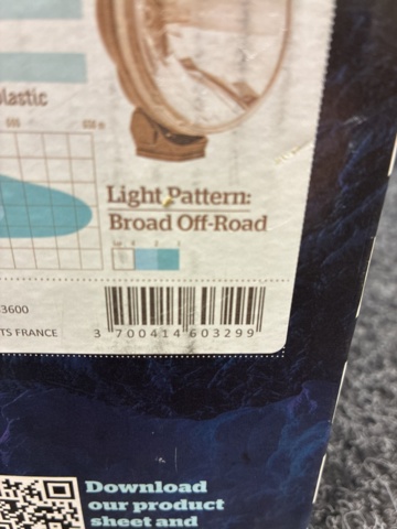1540327-6 Auxiliary light Alpha 225 Xenon 24V 4300K