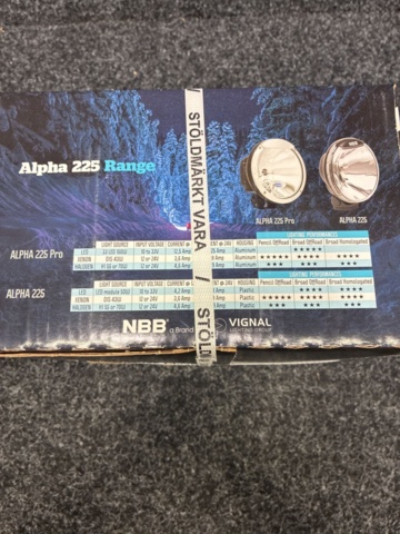 1540328-3 Auxiliary light Alpha 225 Xenon 24V 4300K