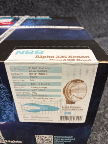 1540328-6 Auxiliary light Alpha 225 Xenon 24V 4300K