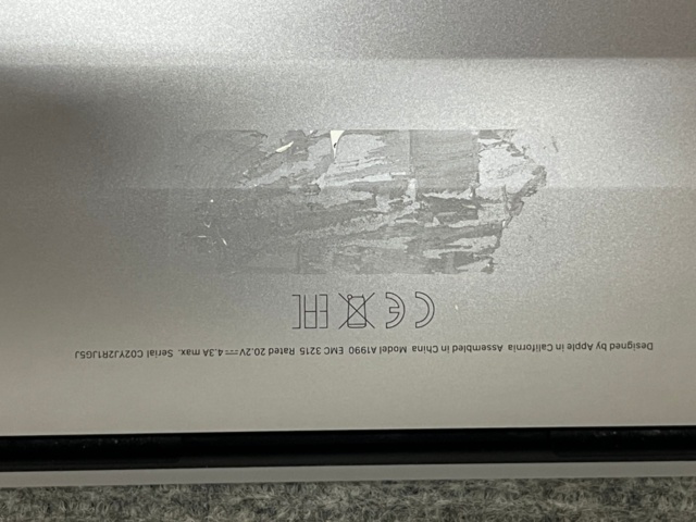 1511295-6 Apple MacBook Pro 15" (2019) – i7 / 16 GB RAM / 512 GB SSD