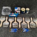 1540312-1 Penslar, slippapper, rollerbyglar m.m.