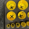 1540468-10 Starrett Fast Cut 16-piece hole saw set
