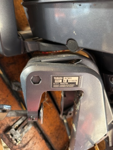 1516338-2 Utombordsmotor 8 hk med diverse tillbehör - Yamaha 8CMH