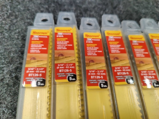 1540693-2 45 Tiger saw blades Starrett BT126-5