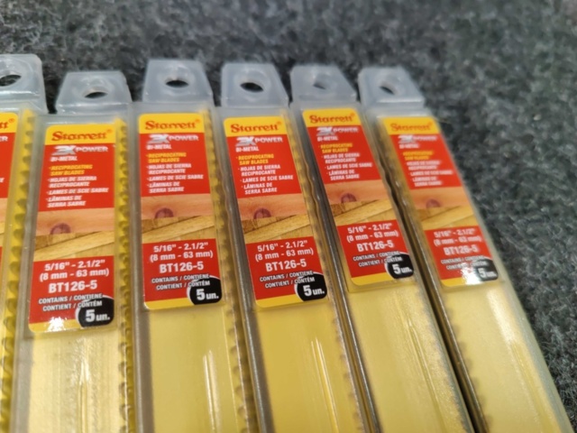 1540693-3 45 Tiger saw blades Starrett BT126-5