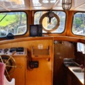 1529718-18 Oak boat with wheelhouse and interior – "The Penguin"