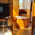 1529718-22 Oak boat with wheelhouse and interior – "The Penguin"