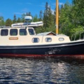 1529718-1 Oak boat with wheelhouse and interior – "The Penguin"