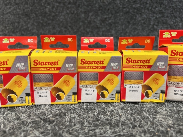 1540681-3 Hole saw assortment Starrett 46-121 mm