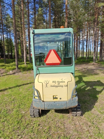 1484365-6 Grävmaskin Yanmar B18EX Ink släp