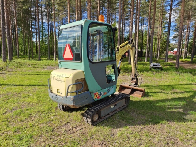 1484365-7 Grävmaskin Yanmar B18EX Ink släp