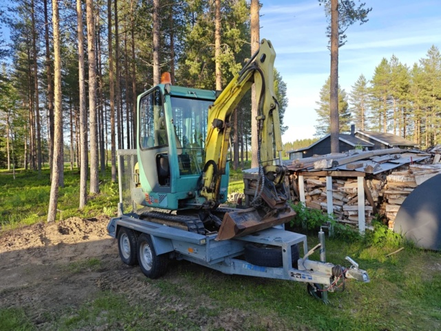 1484365-1 Grävmaskin Yanmar B18EX Ink släp