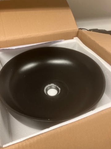 1524765-2 Washbasin - Svedbergs Fross Ø40 - black, 3 pcs.