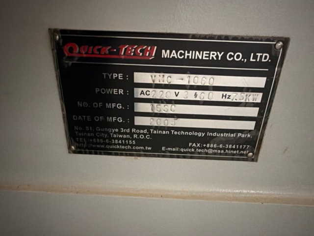 1540839-6 Fleroperationsmaskin Quick-Tech VMC-1060