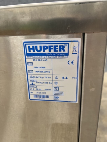 1540837-8 Heating trailer Metos Hupfer SPA EB-2 VAR