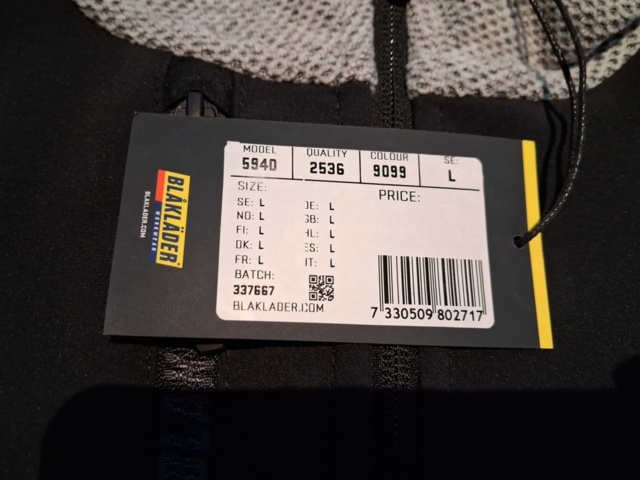 1540396-7 Arbetskläder - Blåkläder, Snickers, stl L