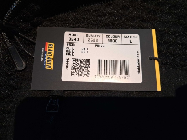 1540397-5 Arbetskläder - Helly Hansen/Blåkläder/Snickers, blandade plagg, stl L,