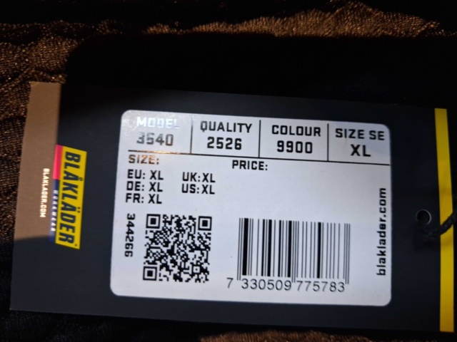 1540399-7 Arbetskläder - Helly Hansen/Snickers/Blåkläder, stl XL