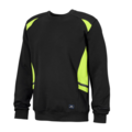1540260-1 2 pcs Sweatshirt Björnkläder Contrast black/yellow, Size S