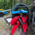 1535885-3 Kayak package with accessories and storage rack – Liker Kayaks Expedition 17.2 & Papaboards