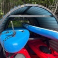 1535885-4 Kayak package with accessories and storage rack – Liker Kayaks Expedition 17.2 & Papaboards