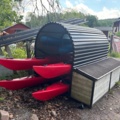 1535885-7 Kayak package with accessories and storage rack – Liker Kayaks Expedition 17.2 & Papaboards
