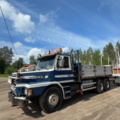 1529761-1 Flatbed truck - Scania T143 HL 6X2 46 -1990