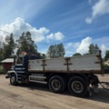 1529761-3 Flatbed truck - Scania T143 HL 6X2 46 -1990
