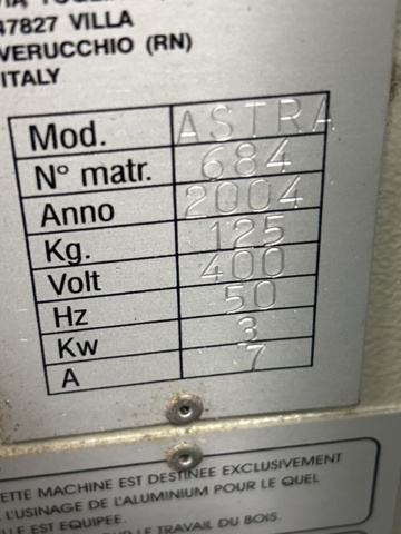 1521876-8 Kapmaskin för aluminium - LGF Astra