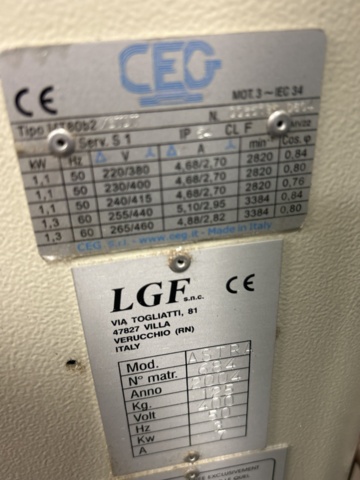 1521876-9 Kapmaskin för aluminium - LGF Astra