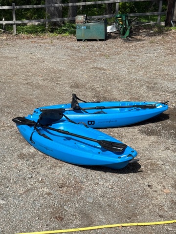 1535889-1 Children's kayaks with paddles and transport wheels - Point 65 Plutini