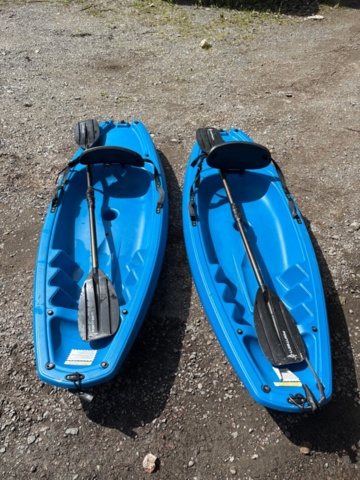 1535889-3 Children's kayaks with paddles and transport wheels - Point 65 Plutini