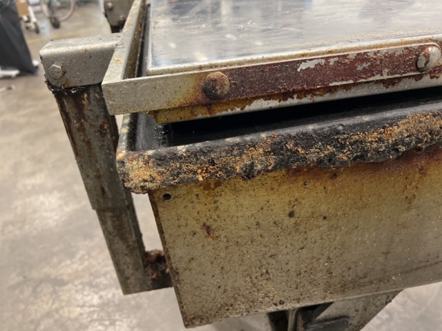 1540826-8 Frying table Fribergs FB40/5 with tilting function