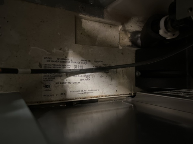 1540825-7 Ice machine Manitowoc ID1003W-251X