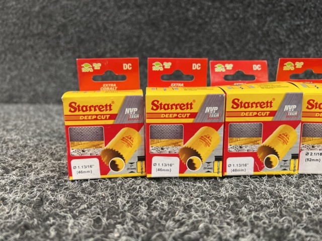 1540682-2 Hole saw assortment Starrett 46-121 mm
