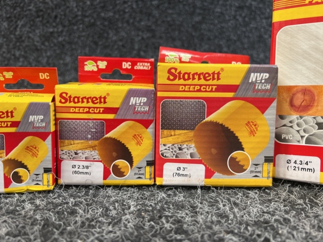1540682-4 Hole saw assortment Starrett 46-121 mm