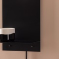 1520532-6 Sängbord, ljusstake och vägglampa