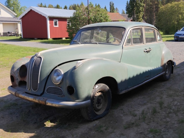 1485368-1 Veteranbil BMW 501 A "Barockängel" -1955 (Reparationsobjekt)