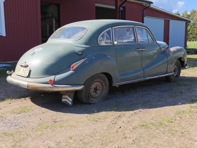 1485368-5 Veteranbil BMW 501 A "Barockängel" -1955 (Reparationsobjekt)