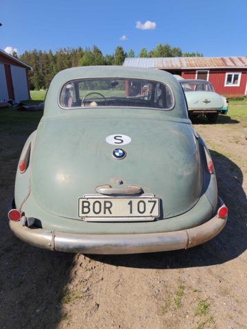 1485368-6 Veteranbil BMW 501 A "Barockängel" -1955 (Reparationsobjekt)