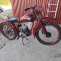 1485370-1 Veteranmotorcykel Husqvarna Modell 30 "Rödmyra" -1953