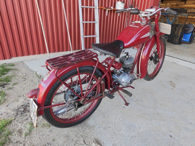 1485370-4 Veteranmotorcykel Husqvarna Modell 30 "Rödmyra" -1953