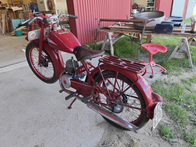 1485370-5 Veteranmotorcykel Husqvarna Modell 30 "Rödmyra" -1953